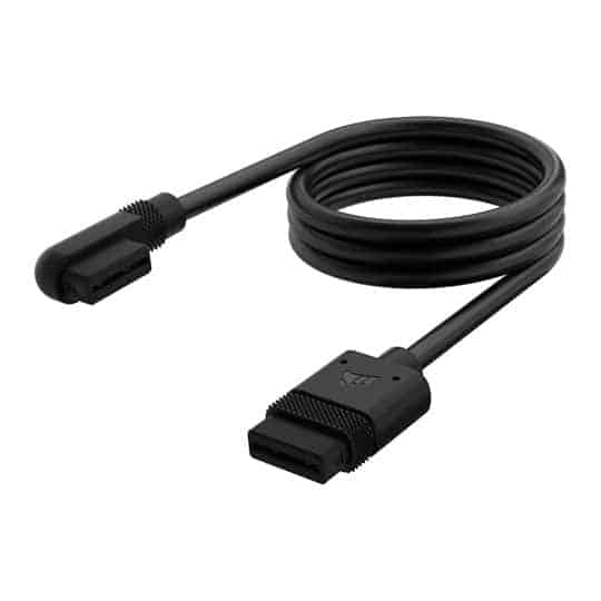 (image for) CORSAIR iCUE LINK 600mm Straight/Slim 90° Cable